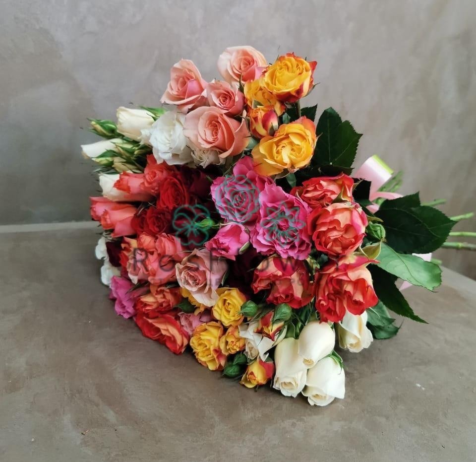 Букет цветов из: Розы в Прикубанский