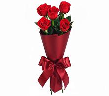 Букет 5 Красных роз Эдлесс Лав в Прикубанский