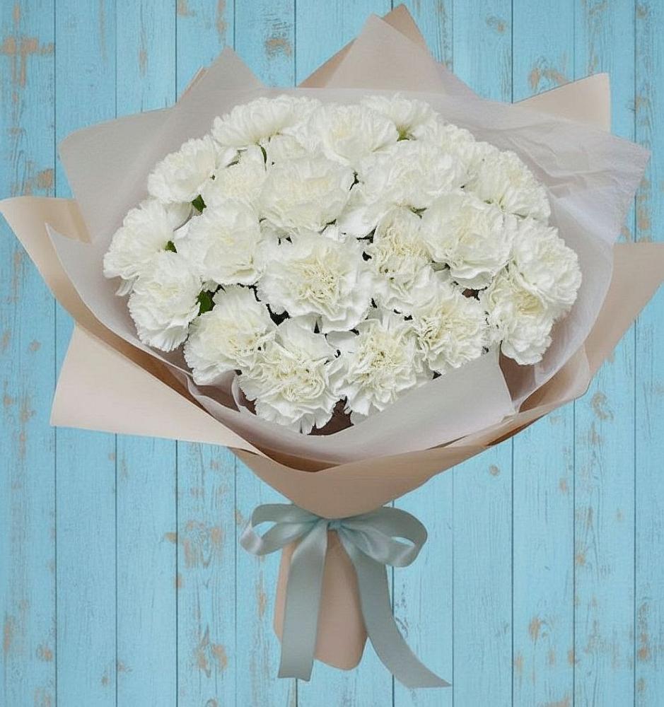 Букет цветов из: Гвоздики в Прикубанский