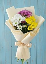 Букет цветов из:  Хризантемы в Прикубанский