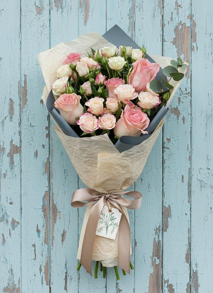 Букет цветов из: Розы в Прикубанский