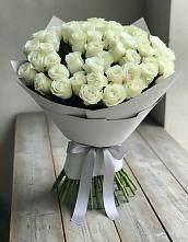 Букет 35 Белых роз в Прикубанский