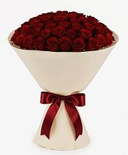 Букет 101 Бордовая роза Блэк Бакарра в Прикубанский