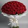 Букет 101 Красная роза Блэк Мэджик в Прикубанский