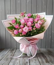 Букет Розовый кустик в Прикубанский