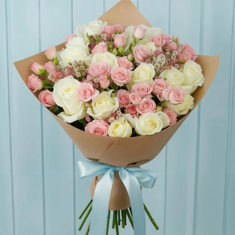 Букет цветов из: Розы в Прикубанский