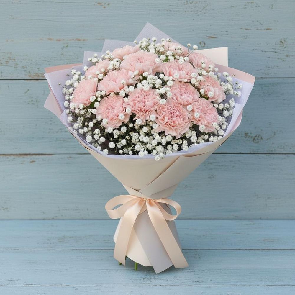 Букет цветов из: Гвоздики в Прикубанский