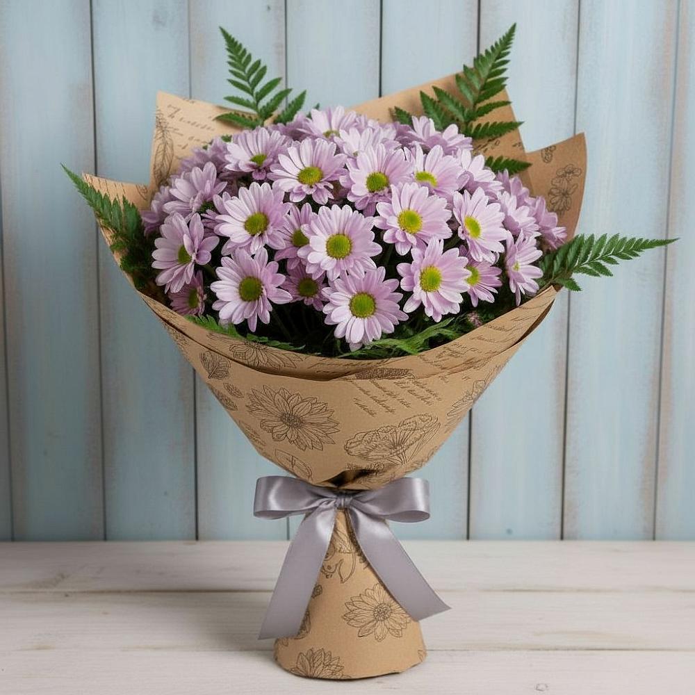 Букет цветов из: Хризантемы в Прикубанский