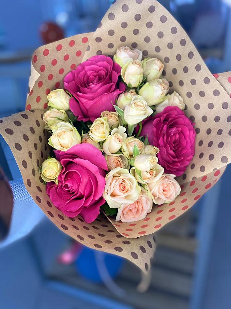 Букет цветов из: Розы в Прикубанский