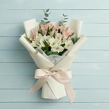 Букет цветов из:  Альстромерии в Прикубанский