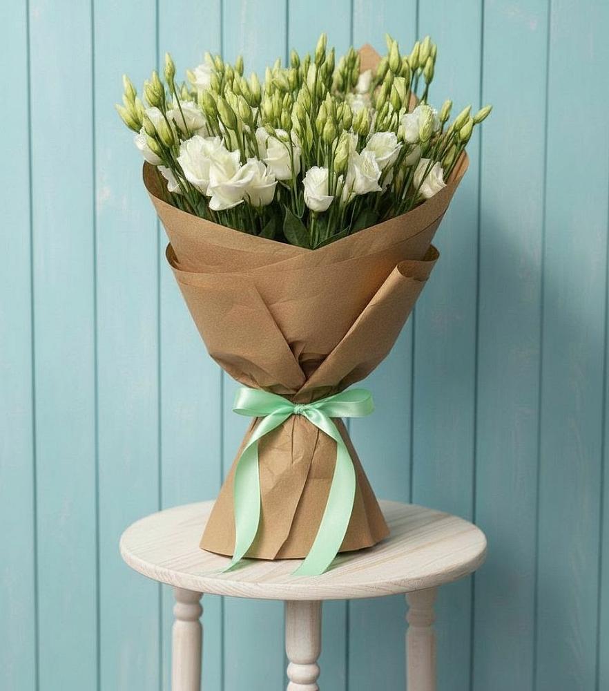 Букет цветов из: Лизиантусы в Прикубанский