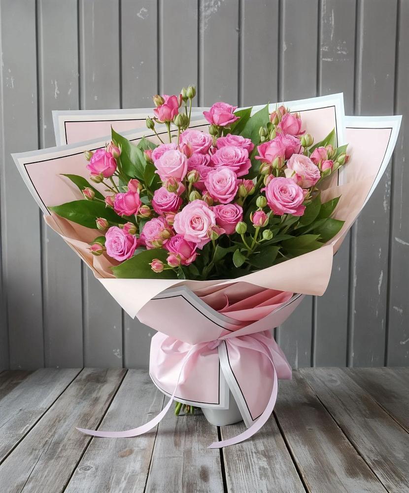 Букет Розовый кустик в Прикубанский