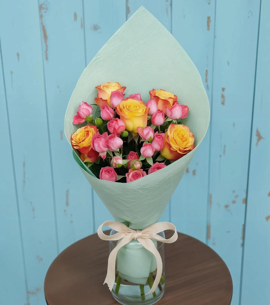 Букет цветов из: Розы в Прикубанский