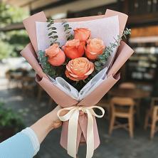 Букет цветов из:  Розы в Прикубанский