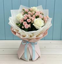 Букет цветов из:  Розы в Прикубанский