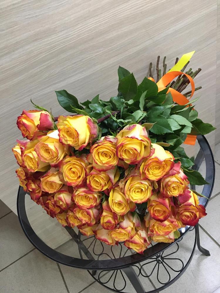 Букет Желтые розы в Прикубанский