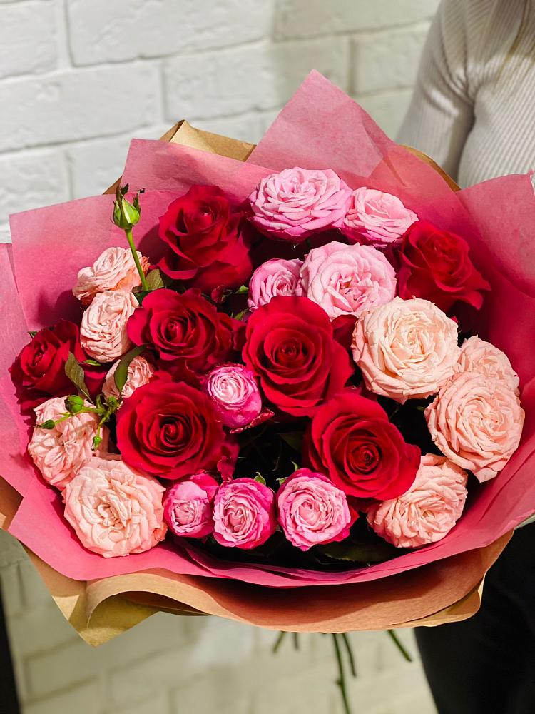 Букет цветов из: Розы в Прикубанский