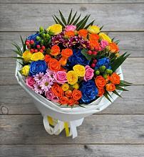 Букет цветов из:  Розы и Хризантемы в Прикубанский