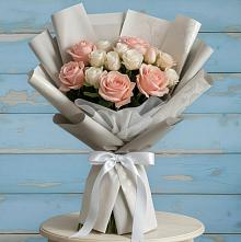 Букет цветов из:  Розы #REPLACE_PRED# Прикубанский
