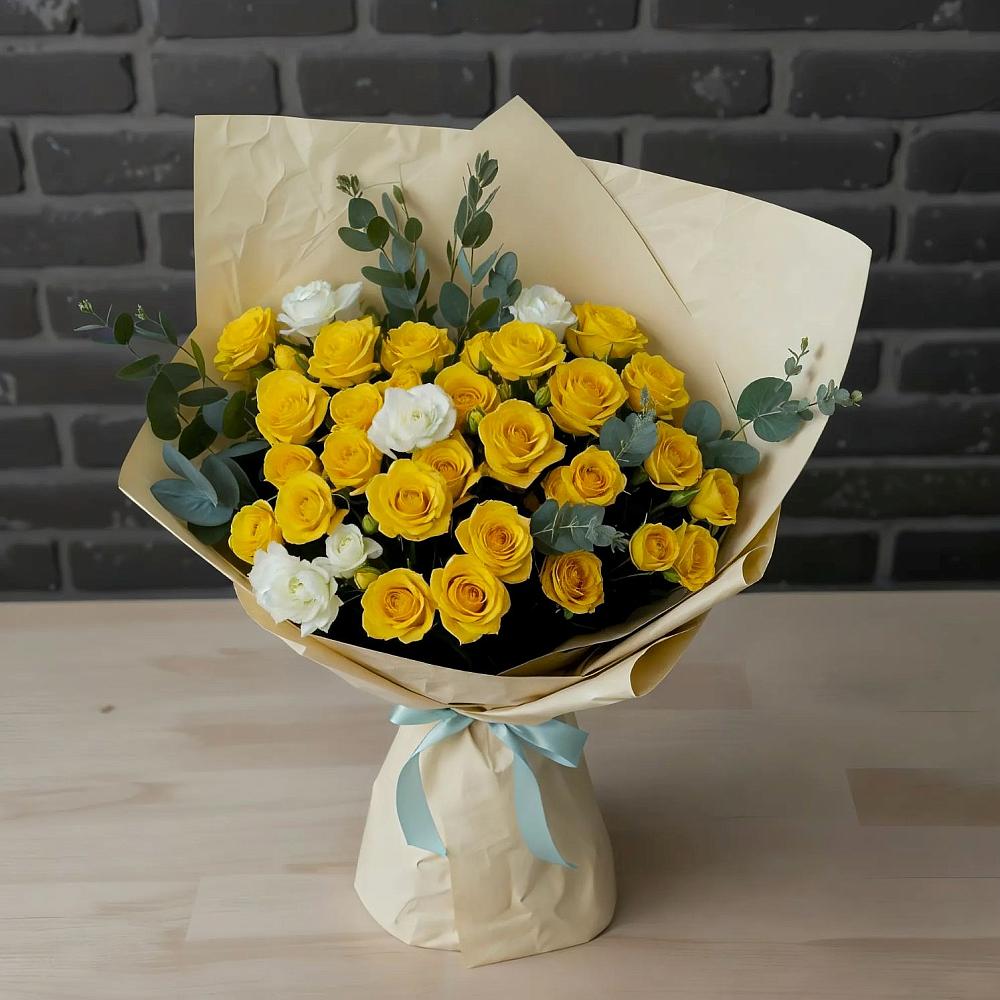 Букет цветов из: Розы в Прикубанский