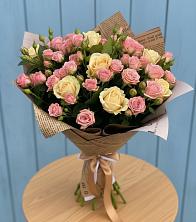 Букет цветов из:  Розы в Прикубанский