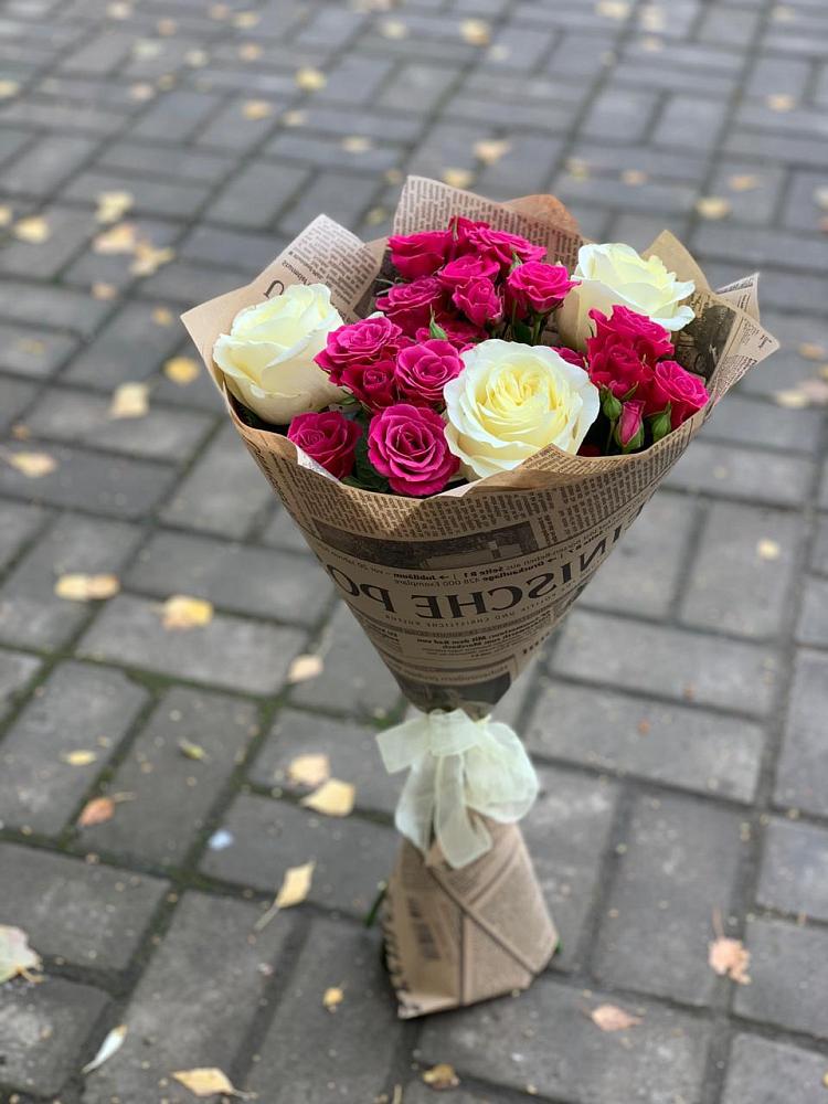 Букет цветов из: Розы в Прикубанский