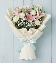 Букет цветов из:  Лилии в Прикубанский