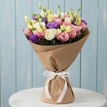 Букет цветов из:  Лизиантусы в Прикубанский