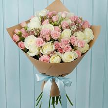 Букет цветов из:  Розы в Прикубанский